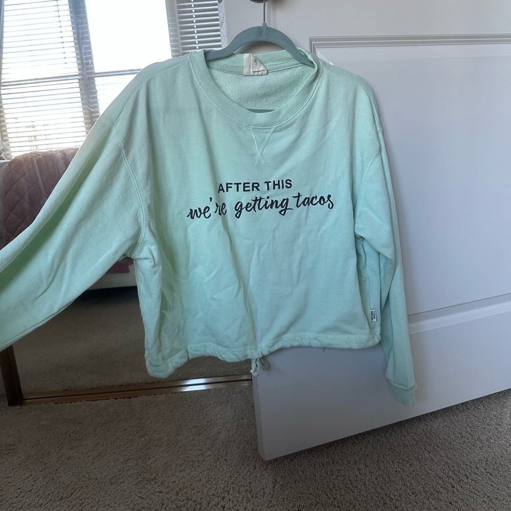 Southern Spirit We're Getting Tacos Relaxed Sweat Top